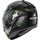 КАСКА SHARK RIDILL 2 GLOSS BLACK/GRAY/GREEN - Avtozona