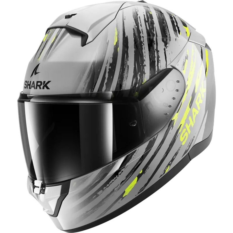 Каска SHARK RIDILL 2 MOLOKAI GLOSS GREY/BLACK/YELLOW FLUO - Avtozona