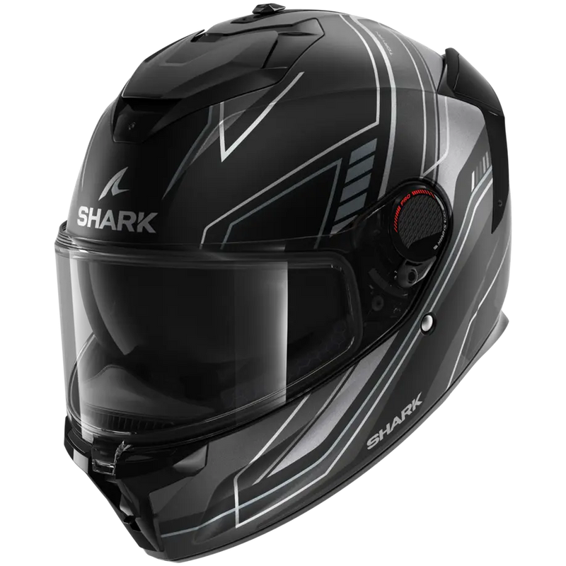 КАСКА SHARK SPARTAN GT PRO BLACK/SILVER MATT - Avtozona