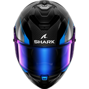 КАСКА SHARK SPARTAN GT PRO CARBON BLACK/BLUE - Avtozona