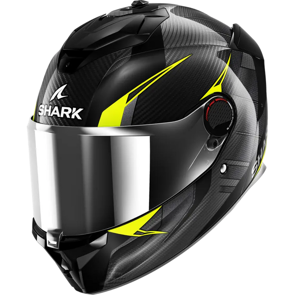 КАСКА SHARK SPARTAN GT PRO CARBON BLACK/YELLOW - Avtozona