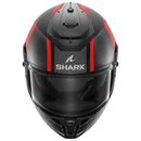 Каска SHARK SPARTAN RS CARBON SHAWN BLACK/RED MATT - Avtozona
