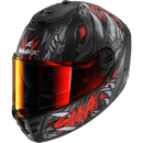КАСКА SHARK SPARTAN RS MATT BLACK/RED - Avtozona