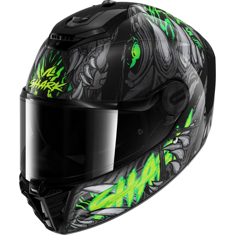 КАСКА SHARK SPARTAN RS SHAYTAN BLACK/GREEN - Avtozona