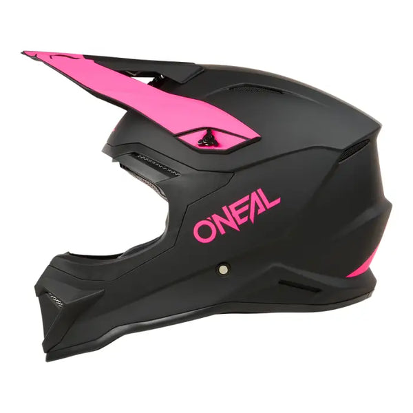 КАСКА O’NEAL 1SERIES SOLID BLACK/PINK V.24 - Avtozona