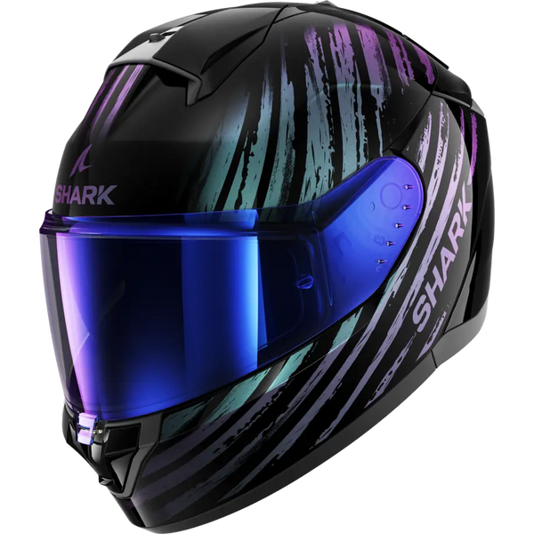 КАСКА SHARK RIDILL 2 ASSYA GLOSS BLACK/VIOLET - Avtozona