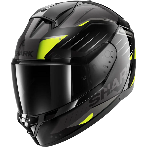 Каска SHARK RIDILL 2 BERSEK BLACK/GREY/YELLOW FLUO - Avtozona