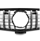 Хромирана Предна Решетка За Mercedes Benz Мерцедес M-КЛАСА W166 ML300 ML320 ML350 ML400 ML450 2012-2015 - Avtozona
