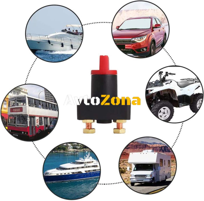 Ключ маса превключвател прекъсвач изолатор на акумулатор 12V - Avtozona