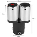 Двоен универсален накрайник за ауспух