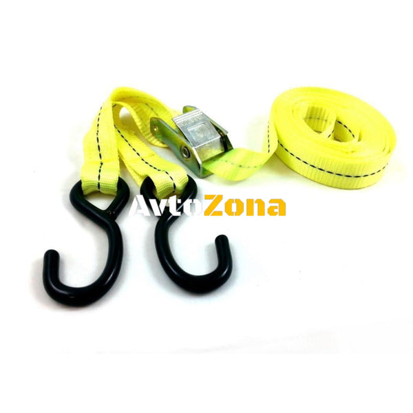 Колан за пристягане и укрепване на товар с тресчтока 800 кг дължина 5 м - Avtozona