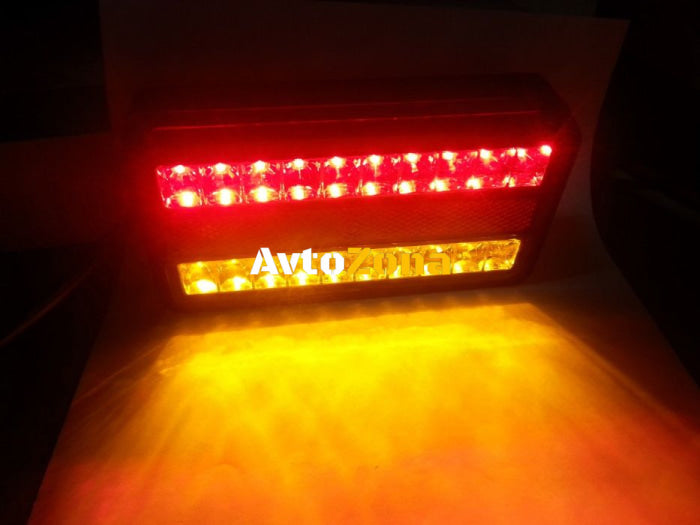 Комплект Диодни LED Лед стопове 12V Бус Камион Тир Ремарке Караванa - Avtozona