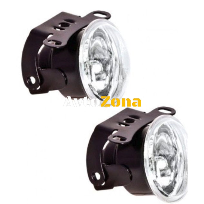 Комплект халогени универсални предни фарове за мъгла 12V 55W 60мм - Avtozona