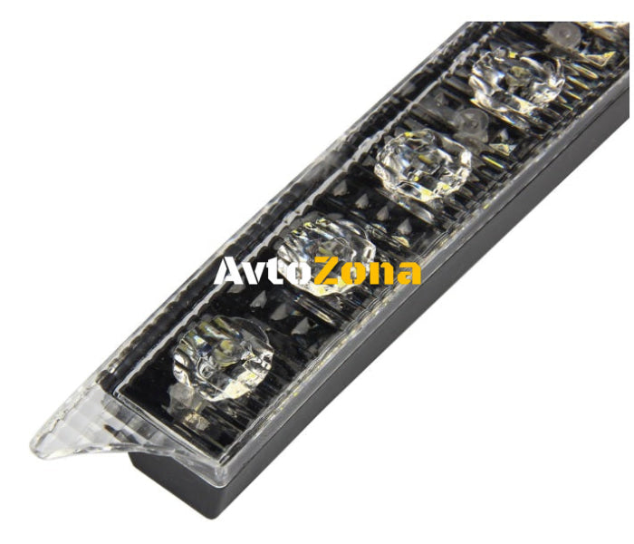 Комплект Извити За Броня Предни Мощни 9 Led Лед Диодни Дневни Светлини 12V 54W - Avtozona