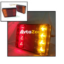 Комплект LED Диодни стопове стоп светлини задни светлини 12V-24V за бус камион ТИР ремарке каравана платформа - Avtozona