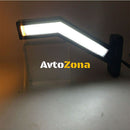 Комплект LED Габарити Светлини Тип Рогче Странични Неон Ефект Бягащ Режим за Камион Ремарке 12/24V 22 см - Avtozona