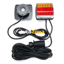 Комплект LED Лед Диодни Стопове 12V с Магнит и Окабеляване 5 Функции за Ремаркета Колесари Платформи МПС - Avtozona