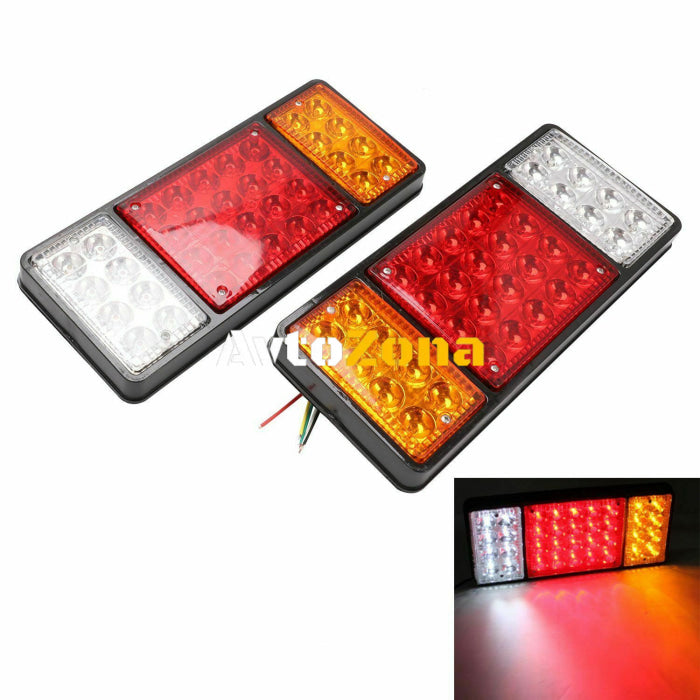 Комплект LED ЛЕД Диодни Стопове Стоп Задни светлини с 4 Функции 12V 31,5 cm x 13,5 cm