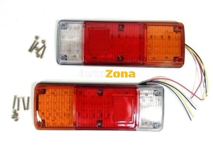 Комплект LED стопове мигач задна светлина 12v за камион бус ТИР ремарке - Avtozona