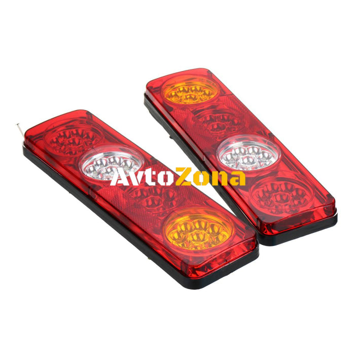 Комплект LED стопове мигач задна светлина 12V за камион бус ТИР ремарке - Avtozona