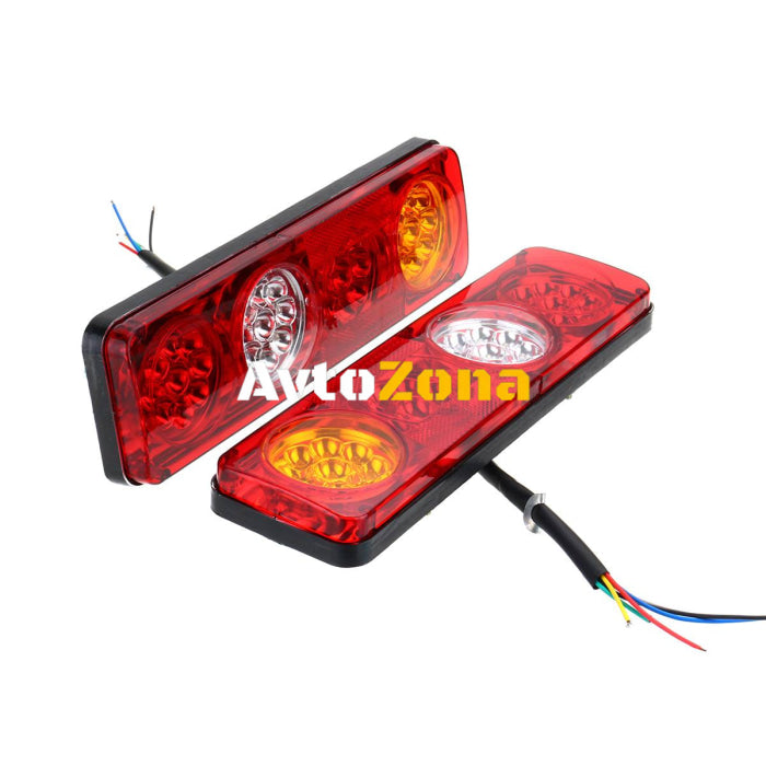 Комплект LED стопове мигач задна светлина 12V за камион бус ТИР ремарке - Avtozona