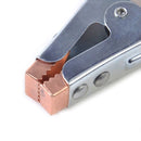 Комплект от 2 броя изолирани щипки за автомобилни акумулатори с медно покритие скоби тип крокодил 600А червено - черно - Avtozona