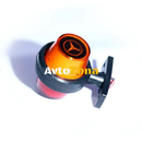 Комплект от 2 броя LED ЛЕД страничен габарит рогче 12 -24V оранжево - червено “old school” Неон Ефект с лого Mer - Avtozona