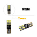 Комплект от 2 броя T10 Led крушки W5W 24SMD 12V-24V бяла светлина в блистер - Avtozona