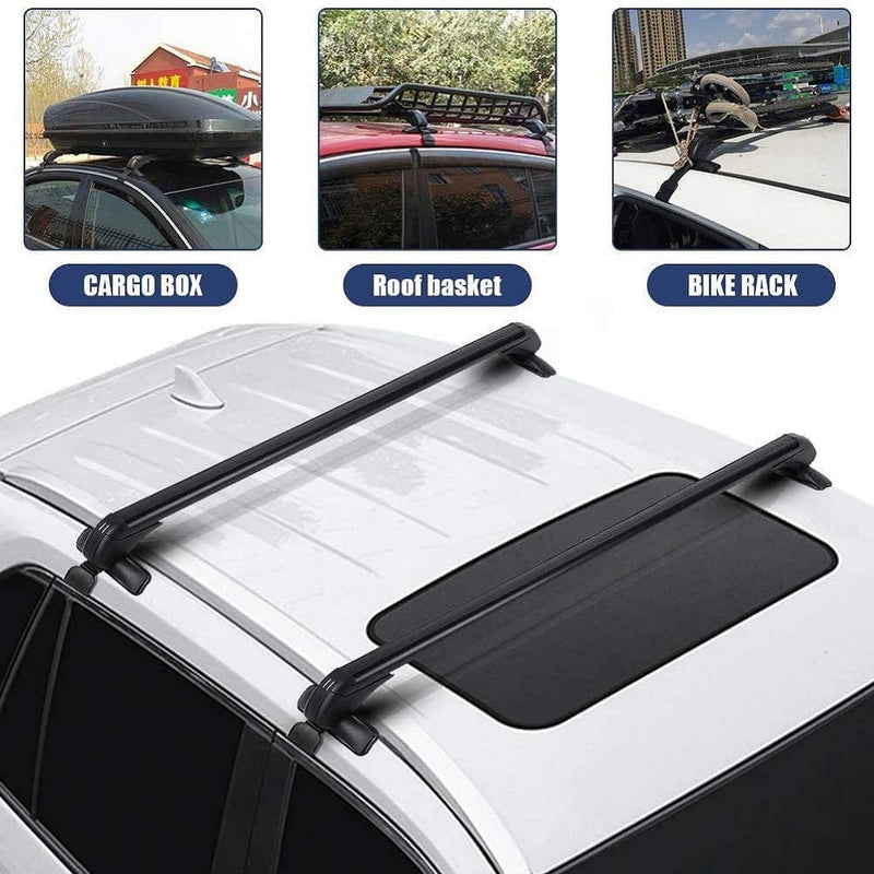 Комплект от 2 броя универсални напречни греди за таван багажник с максимална товаримост до 150кг 110cm - Avtozona