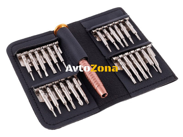 Комплект от 25бр прецизни отвертки Carmotion - Avtozona