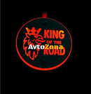 Комплект от 2бр Светодиодни LED Лед Габарити Обеци 24V бяло-червено King - Avtozona