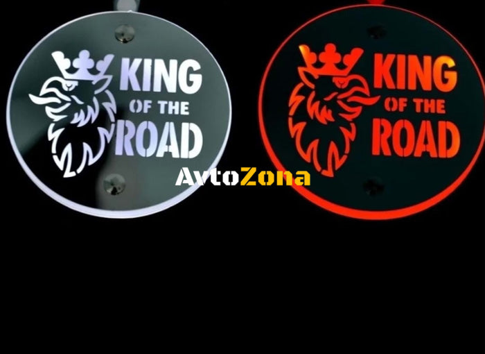 Комплект от 2бр Светодиодни LED Лед Габарити Обеци 24V бяло-червено King - Avtozona