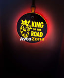 Комплект от 2бр Светодиодни LED Лед Габарити Обеци 24V оранжево-червено King - Avtozona