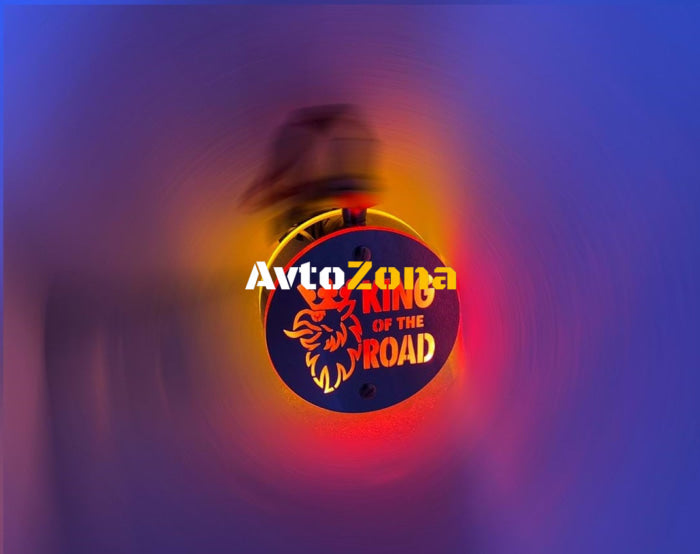 Комплект от 2бр Светодиодни LED Лед Габарити Обеци 24V оранжево-червено King - Avtozona