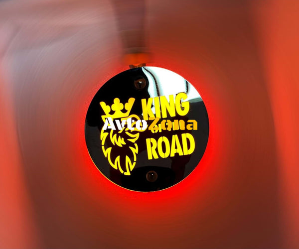 Комплект от 2бр Светодиодни LED Лед Габарити Обеци 24V оранжево-червено King - Avtozona