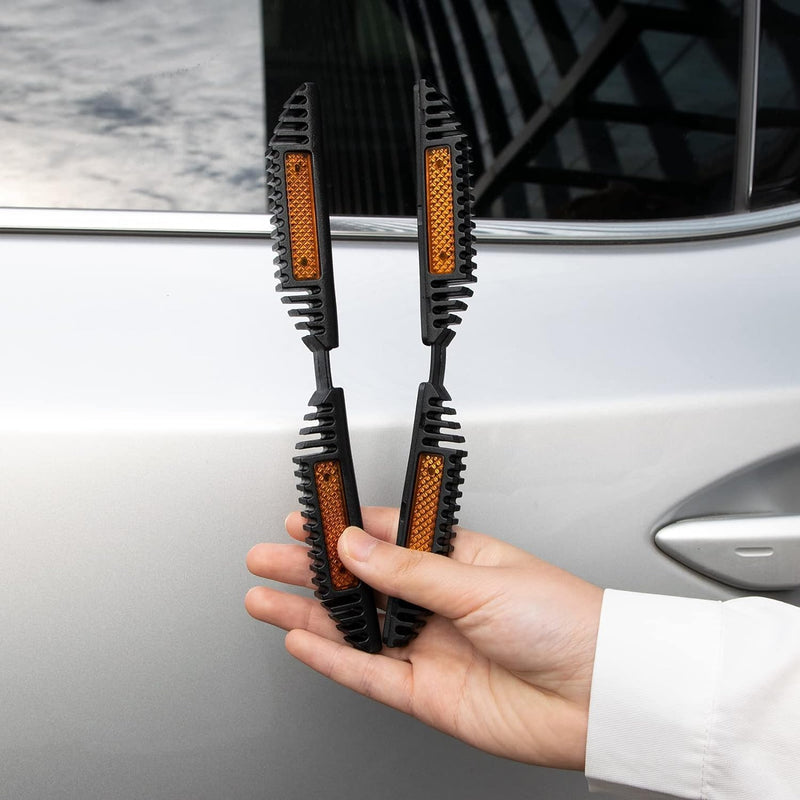 Комплект Протектори за автомобилна врата с Оранжев светлоотразител - Avtozona