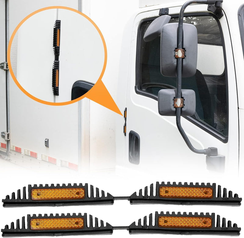 Комплект Протектори за автомобилна врата с Оранжев светлоотразител - Avtozona