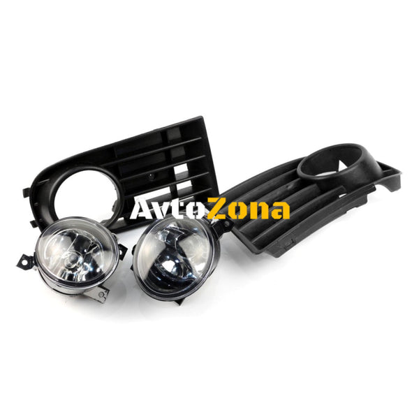 Комплект решетки и лампи за броня за Фолксваген Голф 5 МК5 VW GOLF MK5 2004-2009 - Avtozona