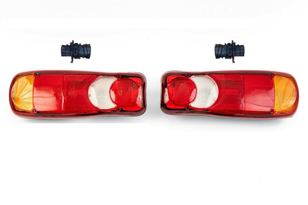 Комплект Стопове с Букса 35cm x 12.5cm Бус Камион ТИР Ремарке Караванa Платформа 12V-24V с крушки 6 функции - Avtozona