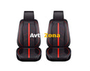 Комплект Универсална Авто Тапицерия Еко Кожа Лукс Sport Черно-Червено - Avtozona