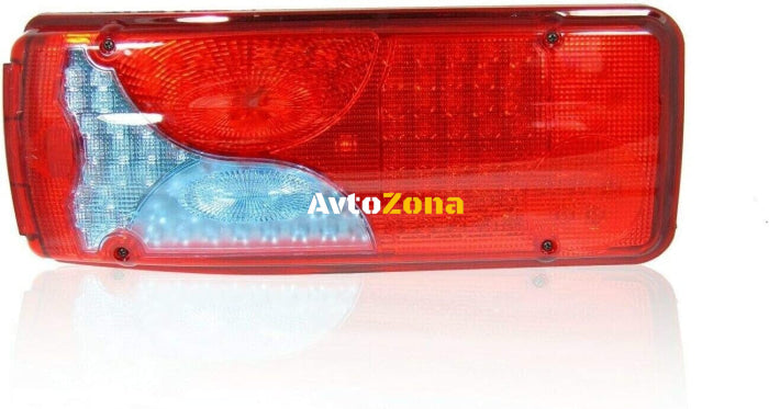 Комплект Задни Диодни LED Лед Стопове - 400mm x 150mm x 85mm 24V - с букса - подходящи за Камион Тир Ремарке Каравана Платформа - Avtozona