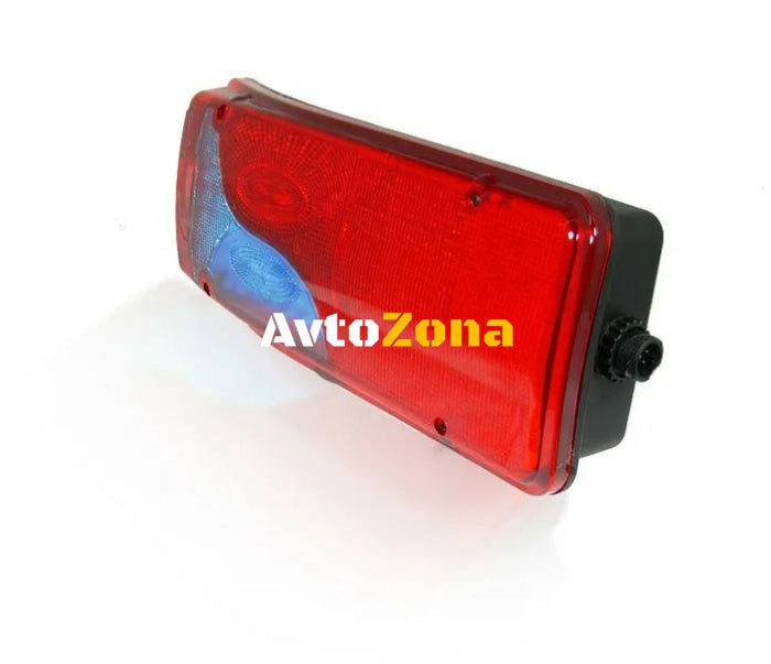 Комплект Задни Диодни LED Лед Стопове - 400mm x 150mm x 85mm 24V - с букса - подходящи за Камион Тир Ремарке Каравана Платформа - Avtozona