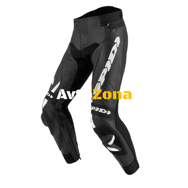 Кожен мото панталон SPIDI RR PRO 2 WIND Black/White - Avtozona