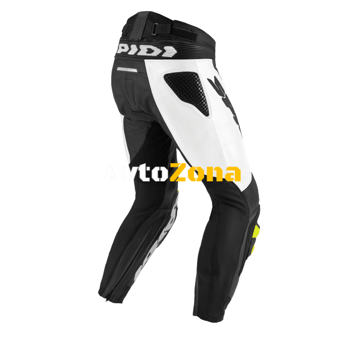 Кожен панталон SPIDI RR PRO WARRIOR BLACK/FLUO - Avtozona