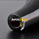 Кожена Лукс Топка за скоростен лост За BMW БМВ X1 X3 X5 E53 E83 E81 E82 E87,E90 E91 E92,E60 E61,E63 5 скорости - Avtozona