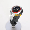 Кожена топка за скоростен лост Volkswagen Фолксваген Голф Golf Mk5 Mk6 Scirocco Jetta EOS 5 скорости - Avtozona