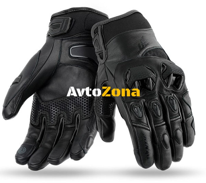 Кожени ръкавици 70 DEGREES WINTER URBAN BLACK - Avtozona