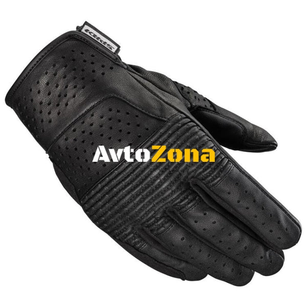 Кожени ръкавици SPIDI RUDE PERFORATED BLACK - Avtozona