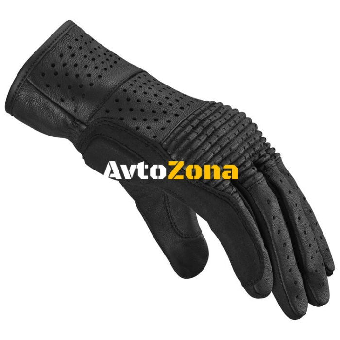 Кожени ръкавици SPIDI RUDE PERFORATED BLACK - Avtozona