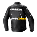 Кожено яке за мотор SPIDI EVORIDER 2 BLACK/WHITE - Avtozona